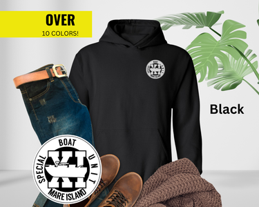 Special Boat Unit 11 v2 Hoodie - Black & White Collection
